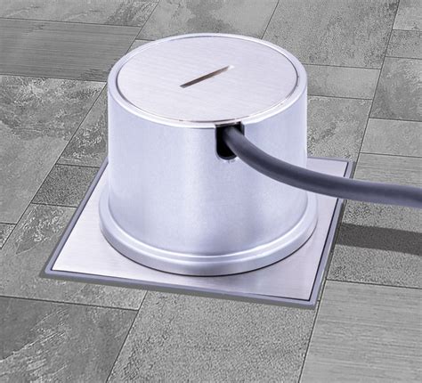 electrical socket floor boxes|floor mounted electrical sockets.